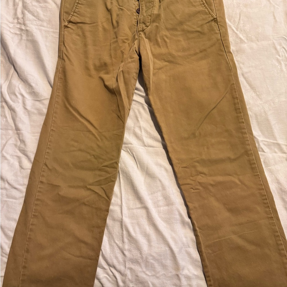 Hollister Tan Chinos Classic Straight Leg